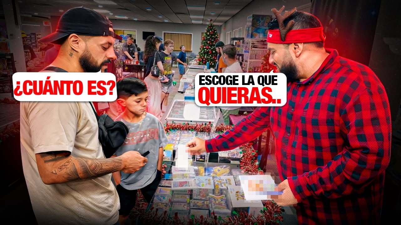 Así se vive la Navidad vendiendo cartas Pokémon 🎄 | Card Show