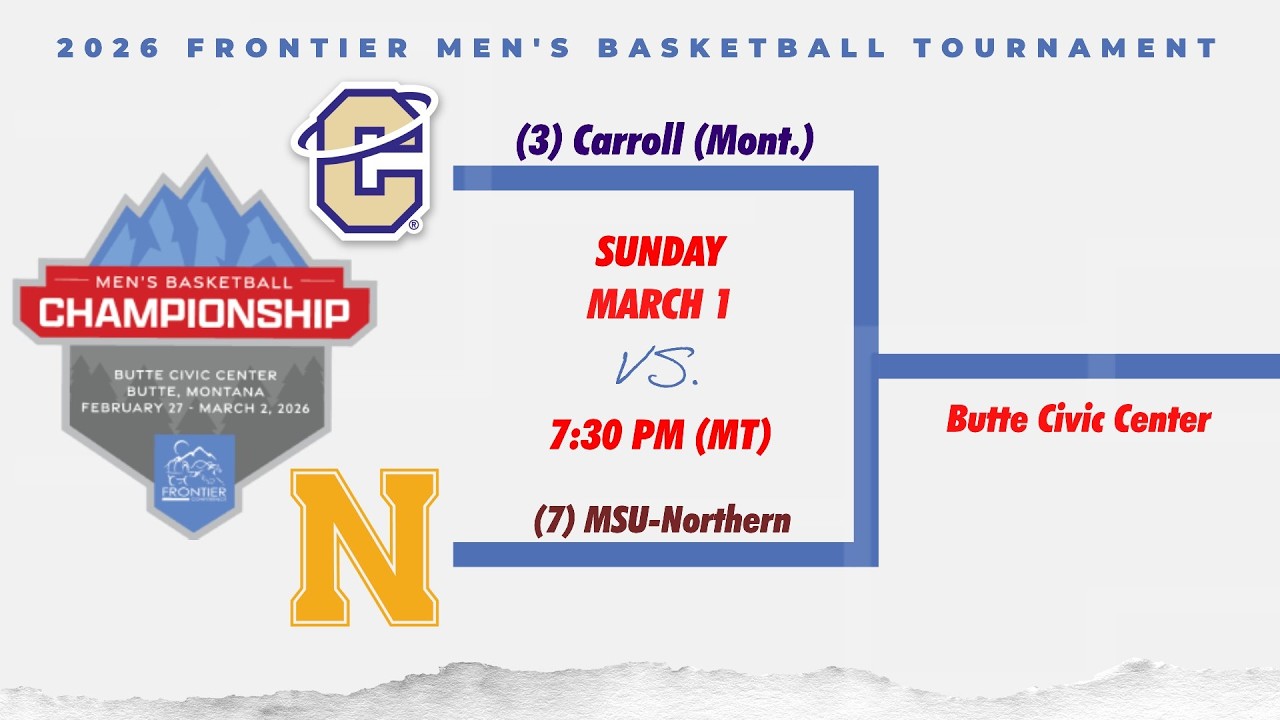 2026 FC Men's Basketball Postseason Tournament - (7) MSU-Northern vs. (3) Carroll (Mont.)