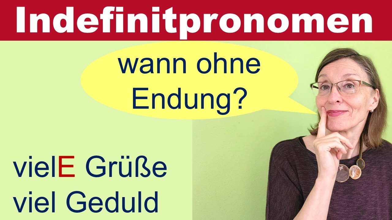 viele oder viel - Wann brauchst du eine Endung? – Unbestimmte Zahlwörter (mit Übung) (B1-B2)