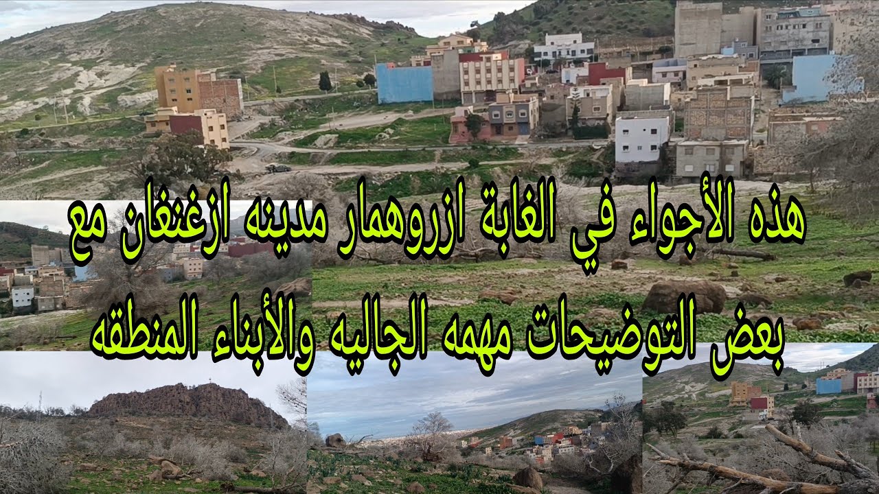 هذه الأجواء في الغابة ازروهمار مدينه ازغنغان مع بعض التوضيحات مهمه الجاليه والأبناء المنطقه