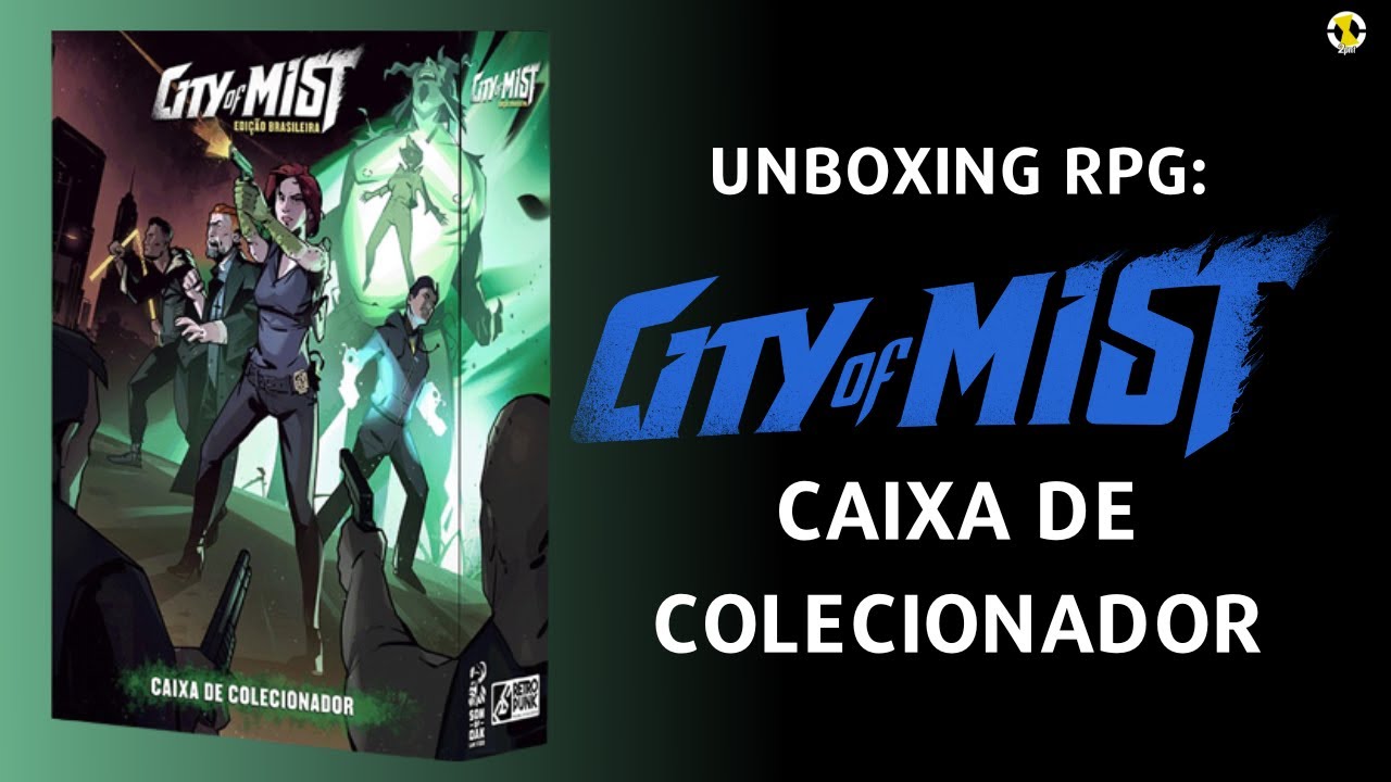 CITY OF MIST - CAIXA DE COLECIONADOR | UNBOXING RPG