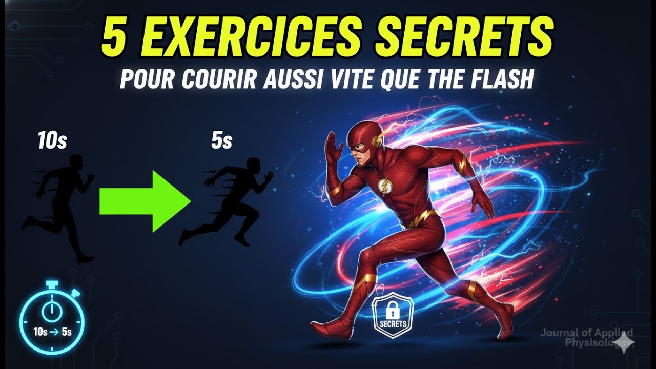 5 EXERCICES SECRETS POUR COURIR AUSSI VITE QUE THE FLASH (Résultats en 8 Semaines !)