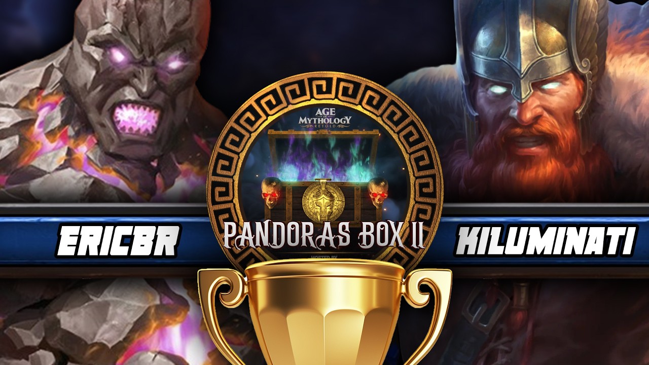 AGE OF MYTHOLOGY RETOLD: EricBR vs. Kiluminati | AOM Pandora's Box 2 Qualify