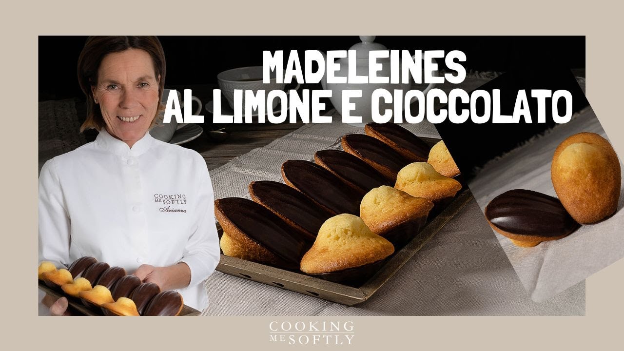 Madeleines al limone e cioccolato - ricetta semplice e golosa