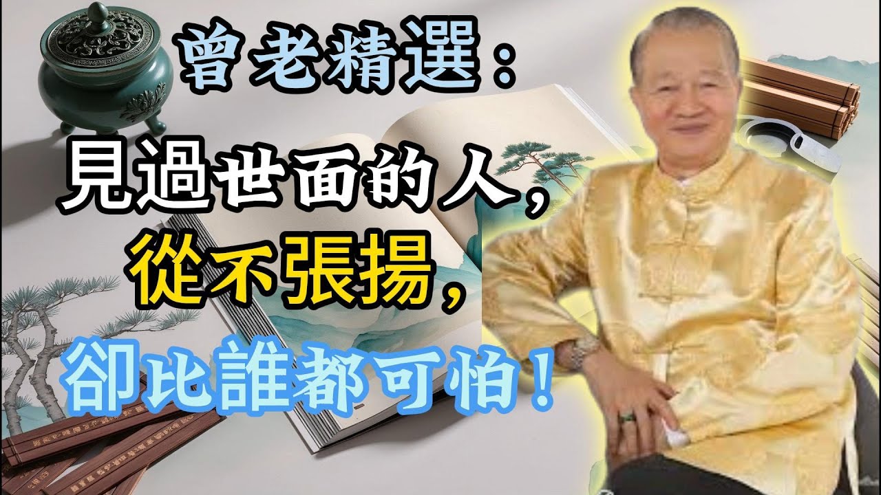 曾仕强：見過世面的人，到底有多恐怖？你根本想像不到！#財運#人生智慧#命理