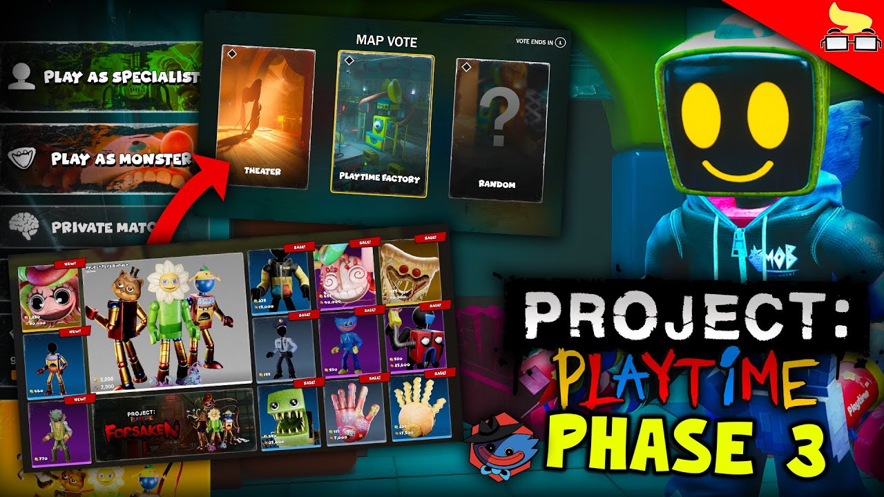 PHASE 3 IS HERE...Kinda! (NEW Project: Playtime Update)
