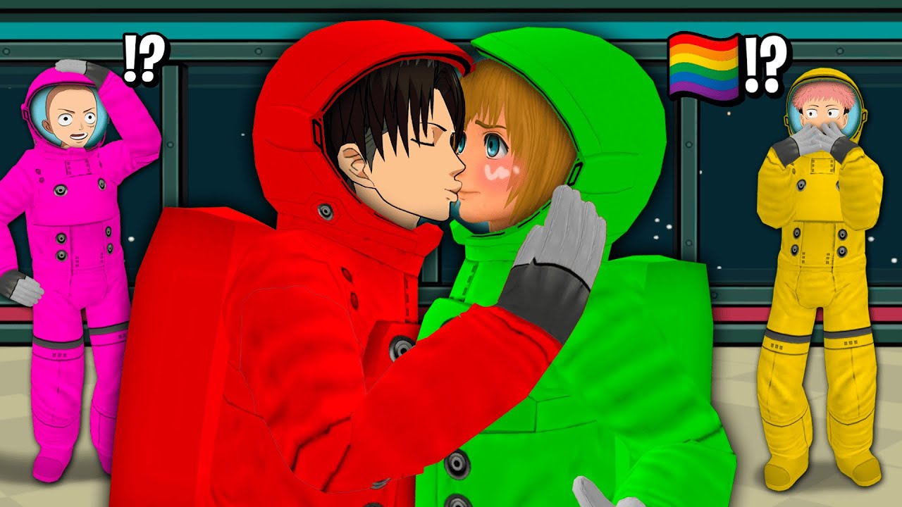 BESE a TODOS los HOMBRES de la NAVE en AMONG US 😨 | VRCHAT