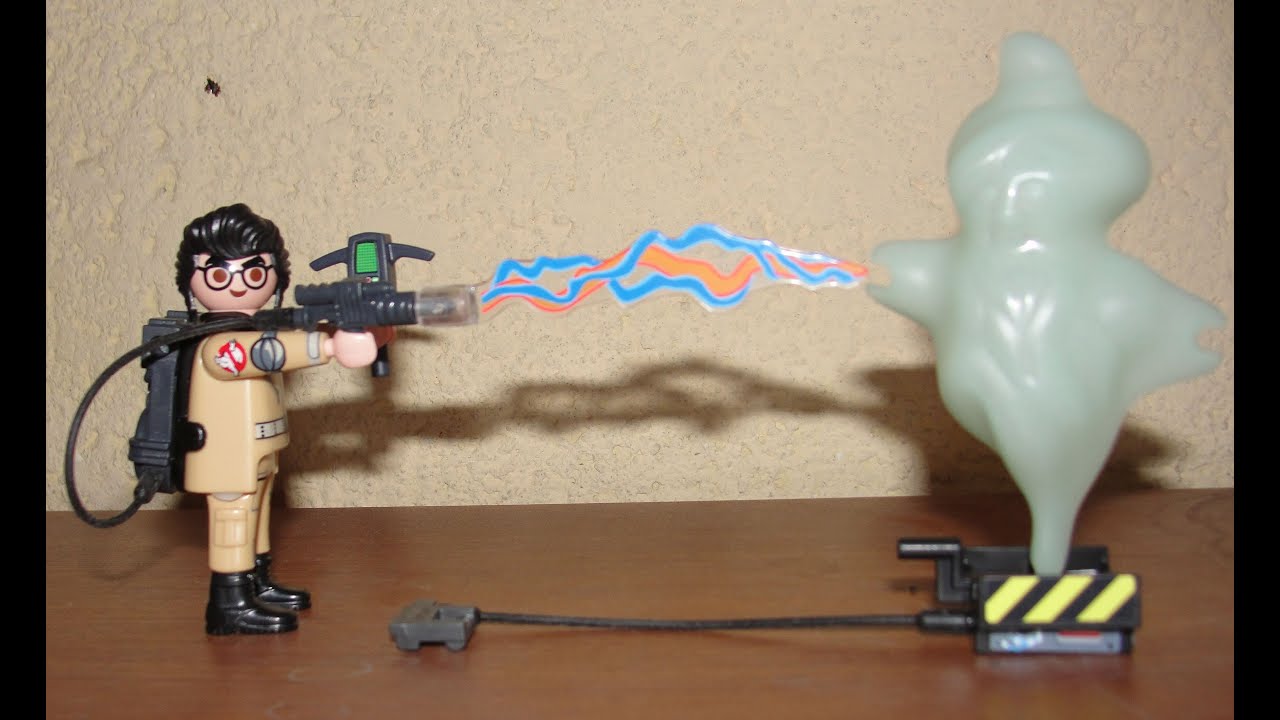 JUGUETES DEL PAVO 40. Playmobil Ghostbustes, Mattel Slimer y Hasbro P.K.E. Meter