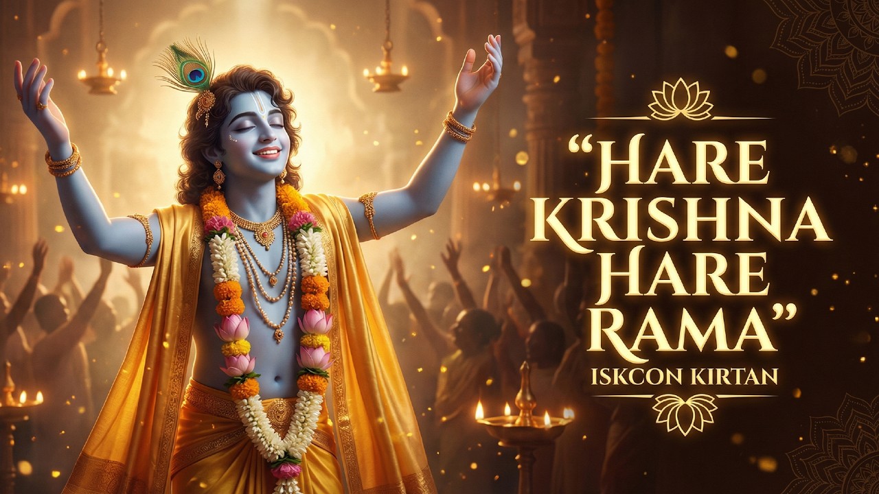 Hare Krishna Hare Rama Mahamantra | Inner Peace & Devotion | Positive Vibes | New Krishna Bhajan