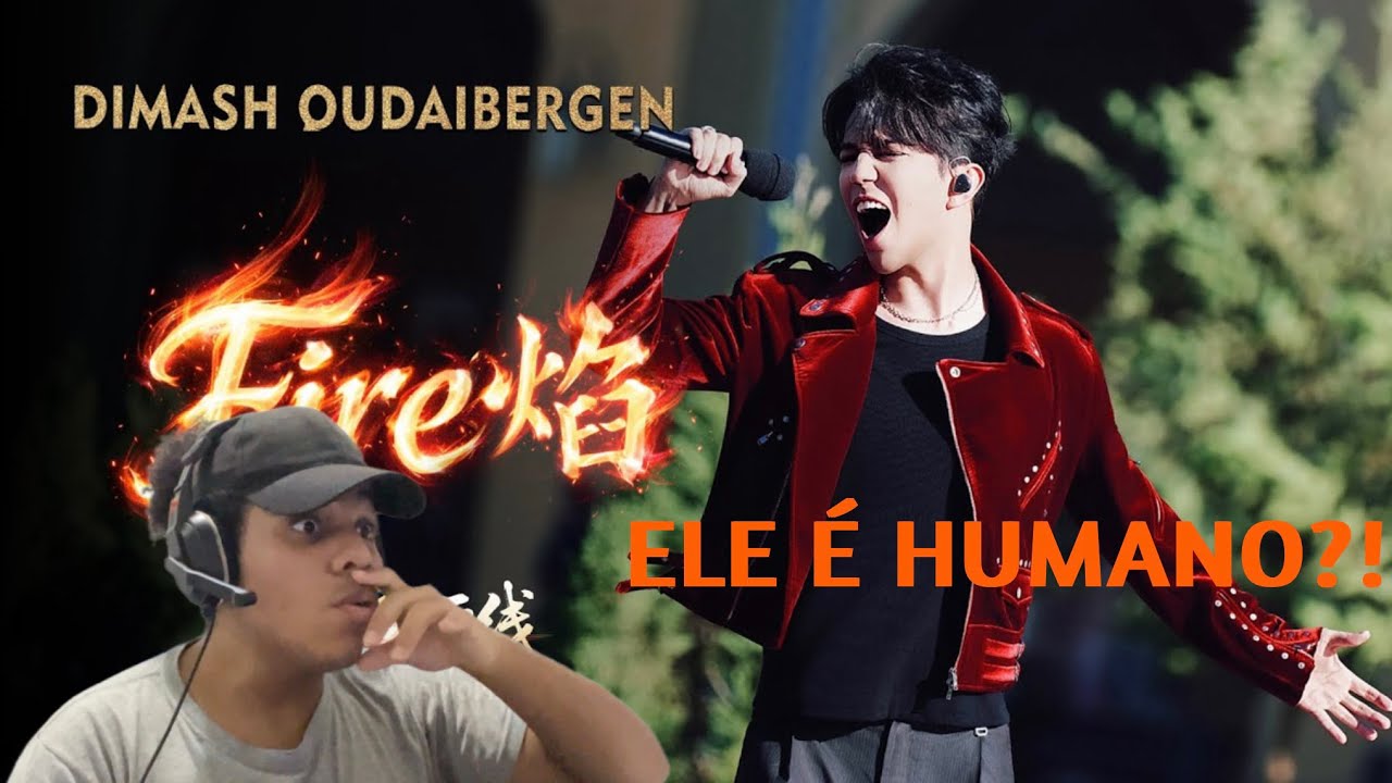  DIMASH KUDAIBERGEN - 'FIRE'  REACT OFFICIAL PERFORMANCE | Wildson Nascimento