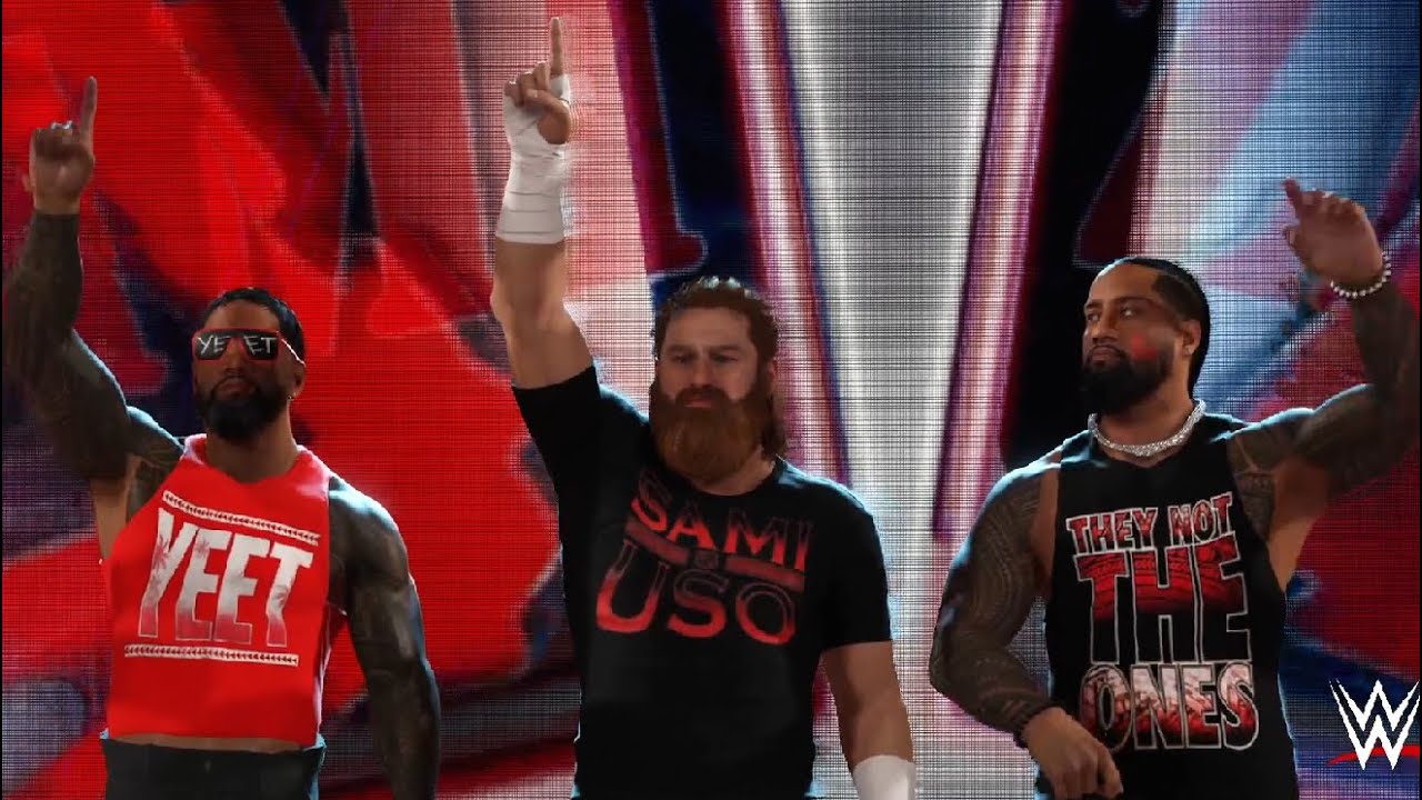 WWE 2K24 Sami Zayn & The Usos vs. The Bloodline SmackDown