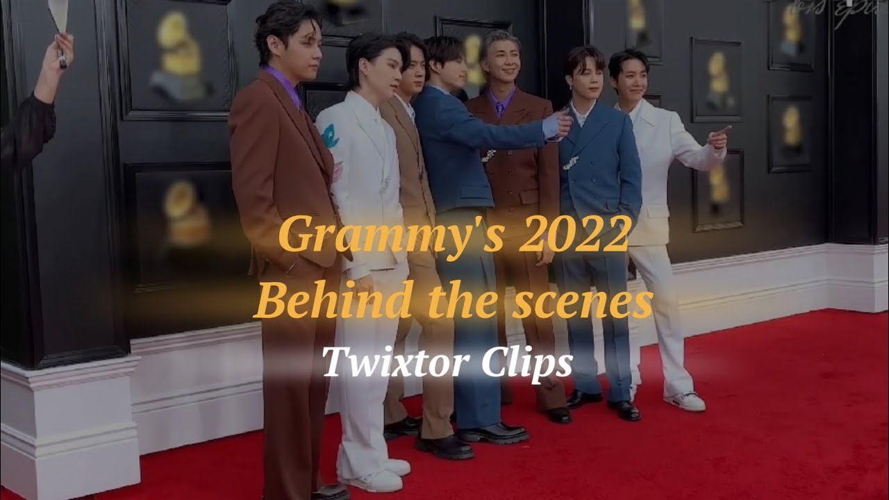 BTS At Grammy's 2022 Twixtor Clips For Edits [HD]