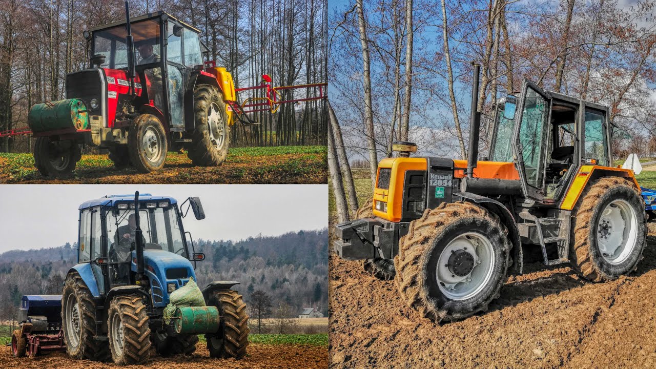 Pracowita Wiosna 2019 Nowy Nabytek Renault 120.54 Pronar 82A MF 255|1080p60|Mix Spring
