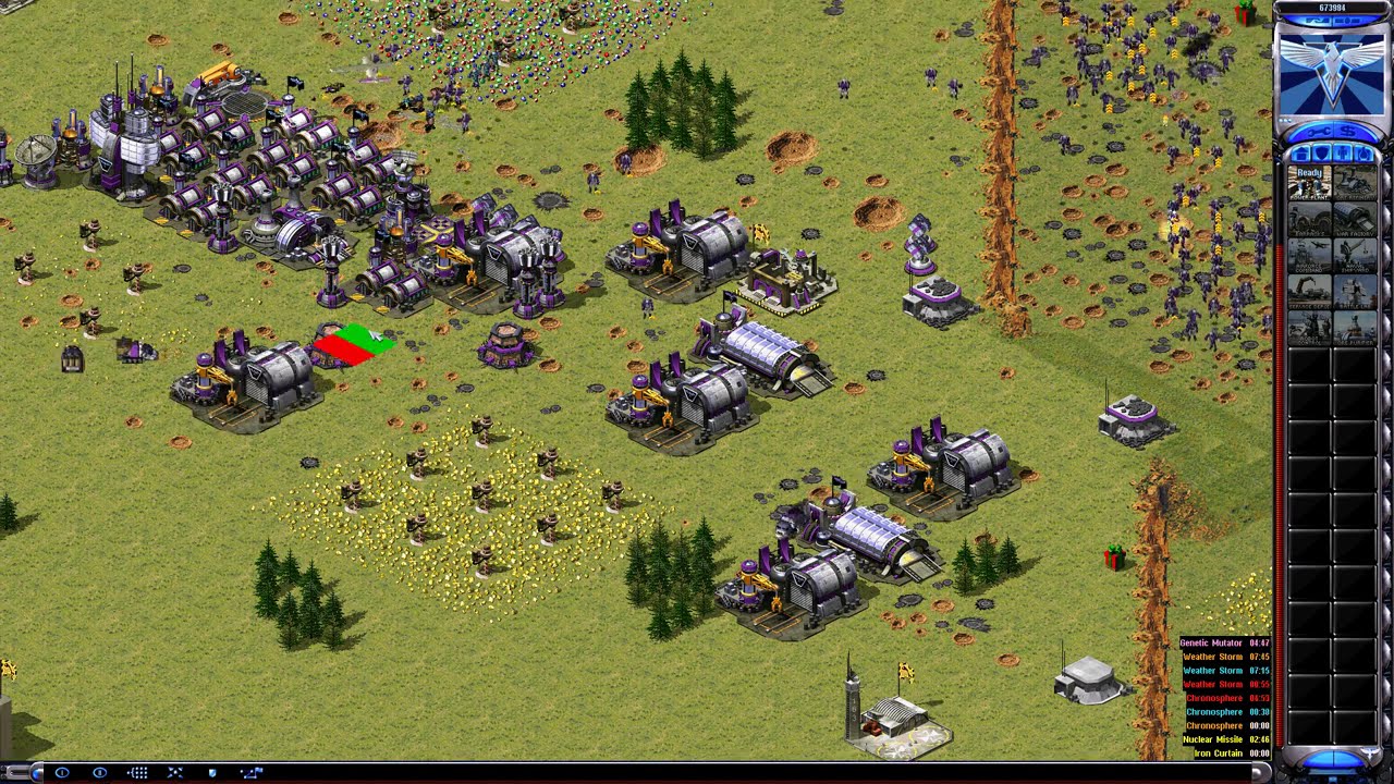 Yuri's Revenge | 1 VS 7 Random Skirmish (Super Weapon) | Pretty woman v18.0 by AP