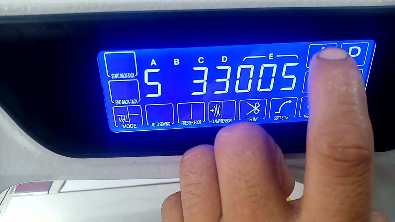 BAOYU GT 280 explicación de las 4 tipos de costura.