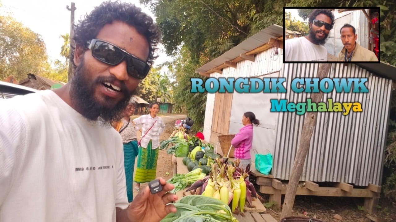 Rondik DAILY MARKET IN !! meghalaya!! VERY green vegetable and fruit.....