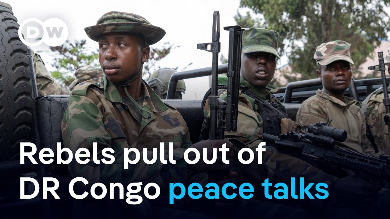 Rwanda-backed M23 rebels withdraw from DR Congo peace talks, citing EU sanctions | DW News