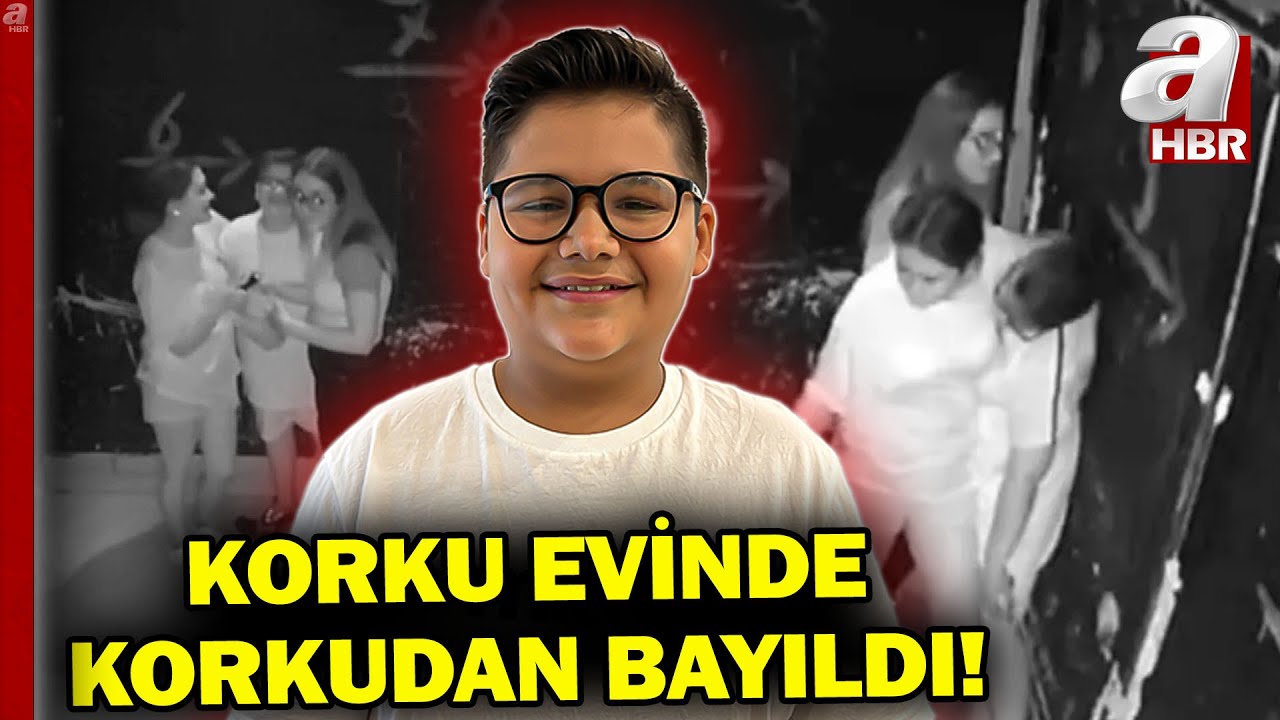 Hatay'da Korku Evine Giden Gençlerden Biri Korkudan Bayıldı! | A Haber