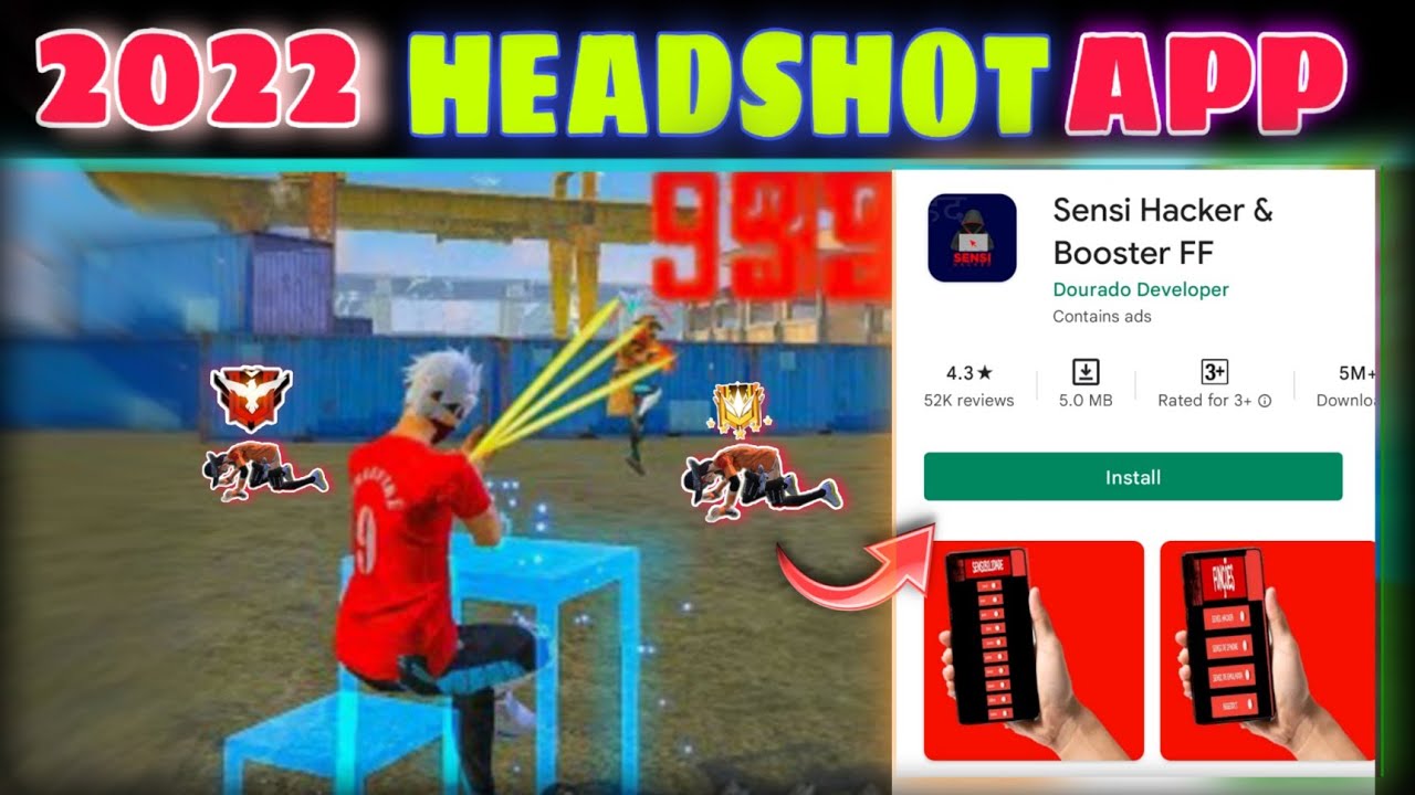 Auto Headshot Best App | One Tap Headshot Trick In Free Fire | Best Auto Headshot App After Update