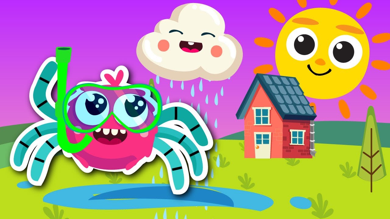 🕷️🌧️ ☀️ Witsy Witsy Araña | La Araña Pequeñita | Canciones Infantiles