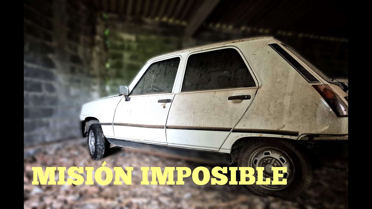 INTENTANDO ARRANCAR UN RENAULT 5 GTL DE 1981 .