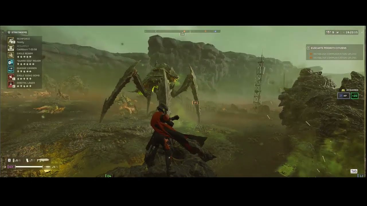 Helldivers 2 Helldiver Difficulty Uncle Scar vs Termanids