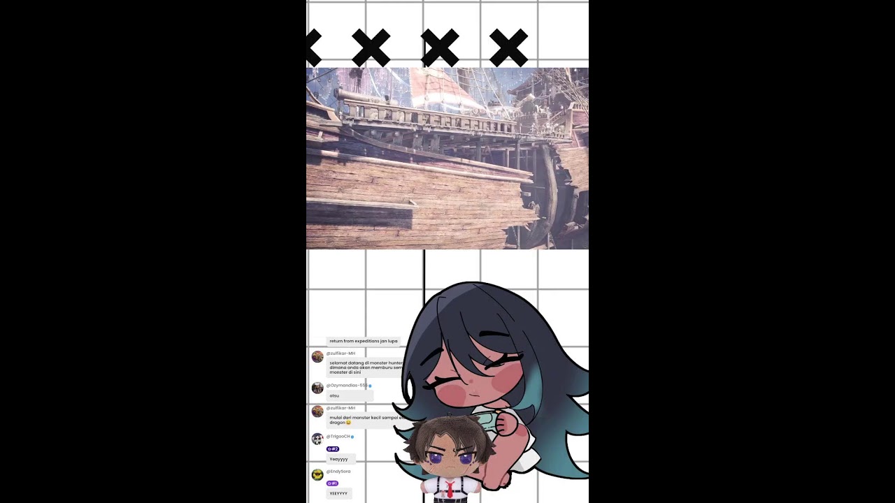 [MONSTER HUNTER] : SELAMAT BULAN RAHMADAN (PNG)   #vtuberid (Portrait)