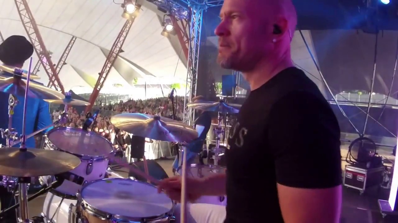 Jari Sillanpää MÄ ELÄN TAAS live / drum cam Harri Lehtonen