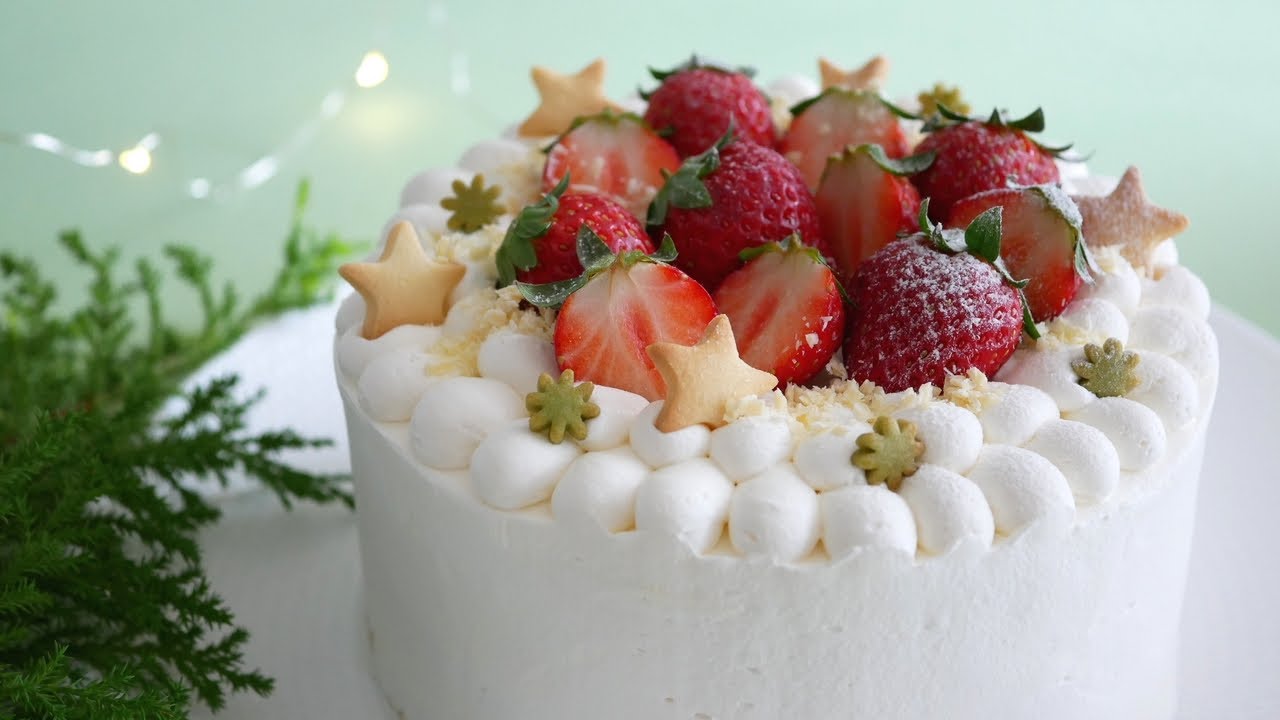 苺ティラミスっぽい冬のケーキ🍓 | Strawberry Sponge Cake