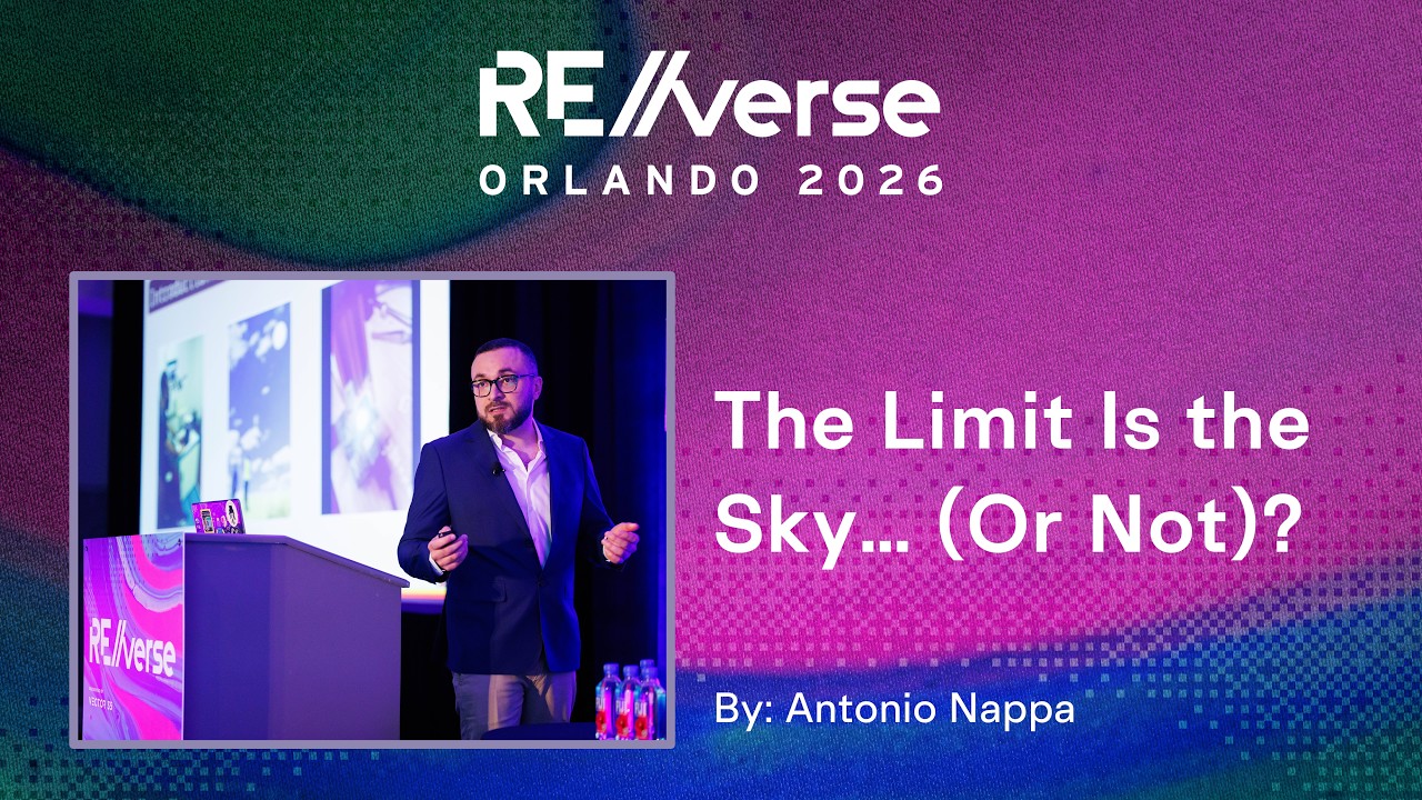 RE//verse 2026: The Limit Is the Sky… (Or Not)? by Antonio Nappa