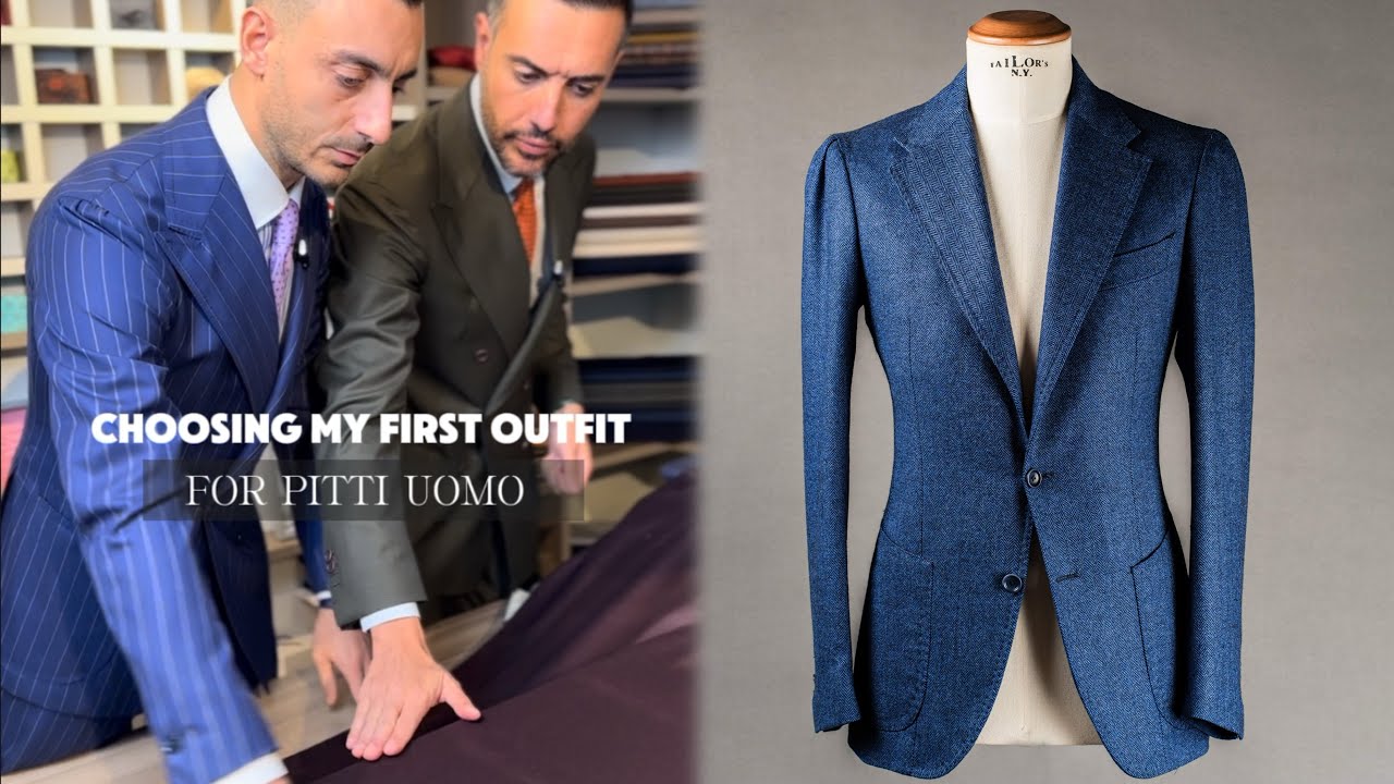 Choosing my first look for pittiuomo #menstyle #modamasculina
