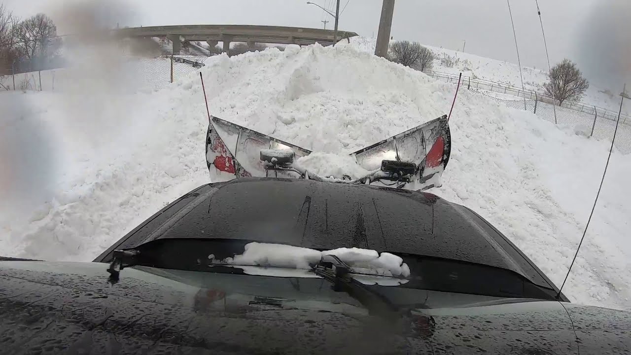 7+ inches of snow plowing