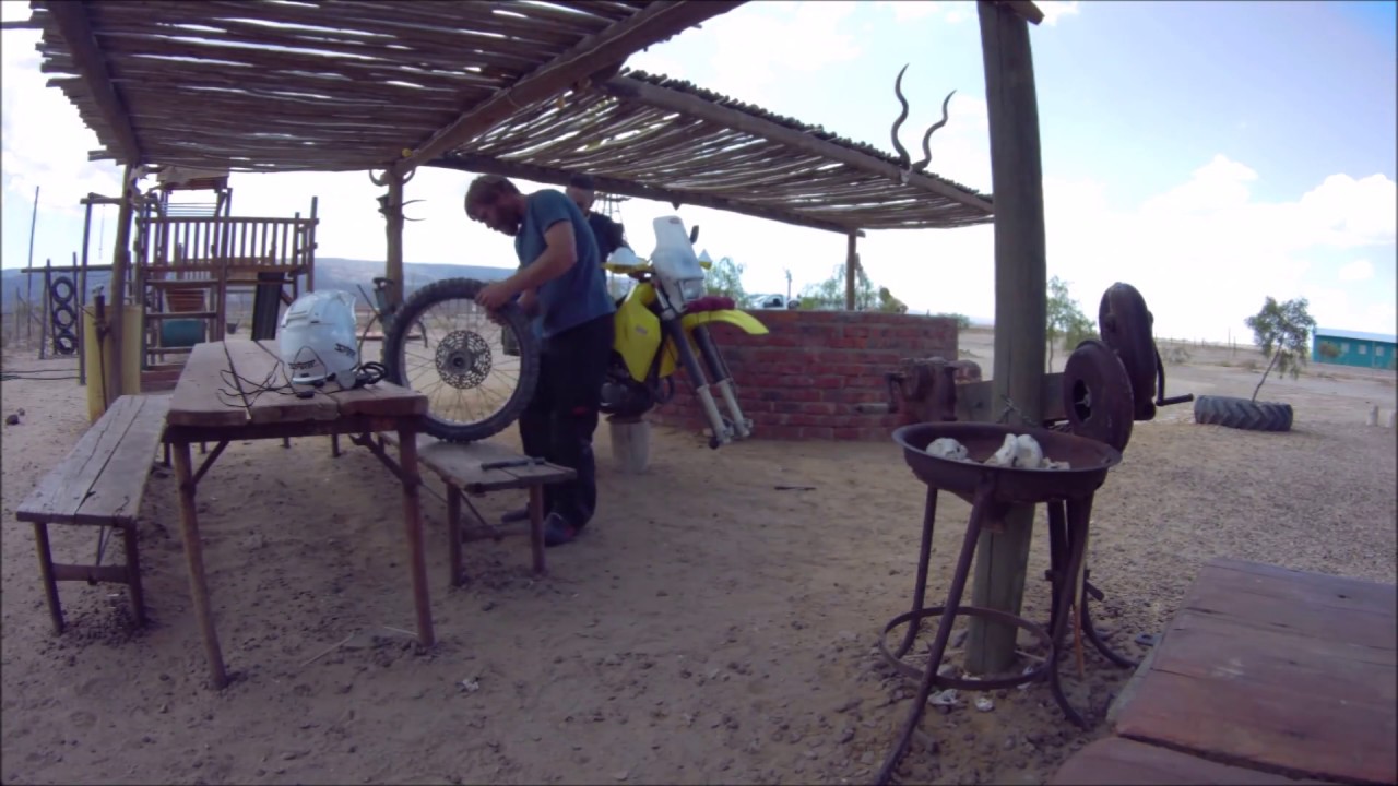 Tankwa Padstal Flat Tyre Repair - West Coast Sunny Blues