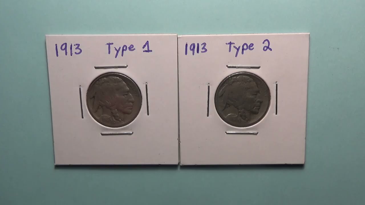 Fact Friday - Episode 6 - 1913 Type 1 vs Type 2 Buffalo Nickels
