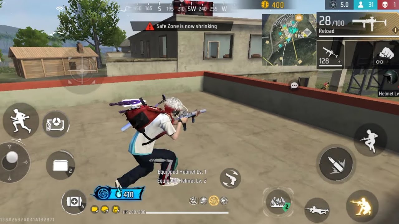 Day-75🪂🪂 HEADSHOT FREE FIRE BR RANK FULL GAMEPLAY 🎯 HOW TO PLAY FREE FIRE 🔥 NOOB TO PRO 😎
