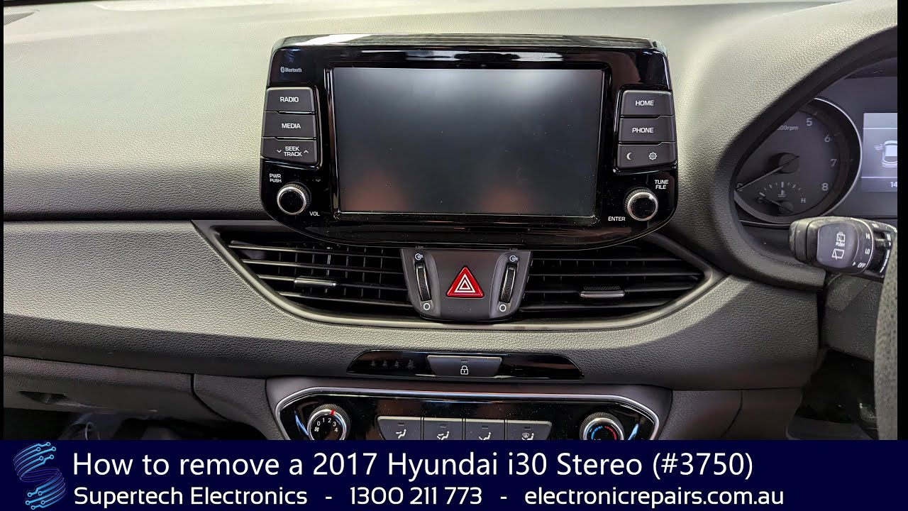 Как снять стереосистему Hyundai i30 2017 года (#3750)