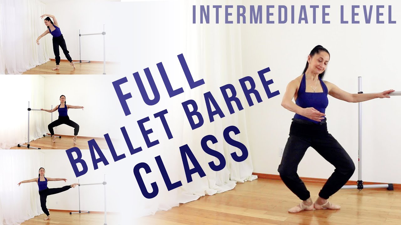 Full INTERMEDIATE Ballet Barre Class | FOLLOW ALONG | Nataliya Bondar-Shelest + FREE LIVE CLASSES