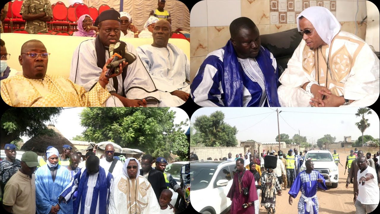 GAMOU ANNUEL TOUBA DIOUROUP : Accueil chaleureux du CHERIF CHEIBANY AIDARA par CHEIKH DAOUDA NDOUR..