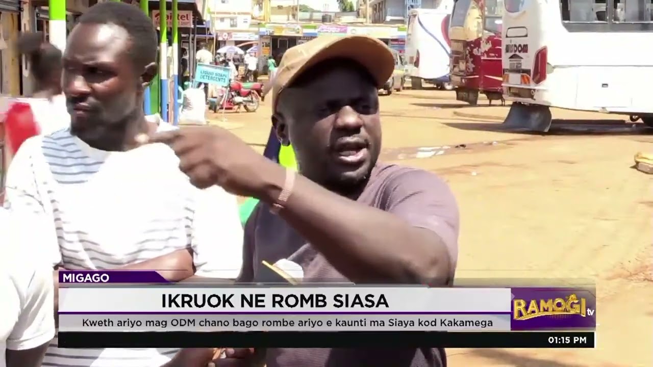 Kweth ariyo mag ODM chano bago rombe Siaya kod Kakamega | #RamogiTV