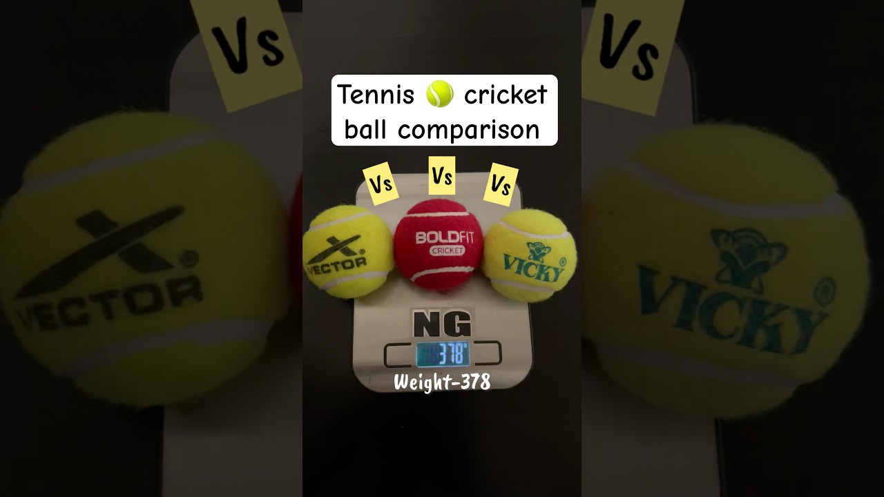 Tennis 🎾 cricket ball comparison #tennisballcricket#ngsports