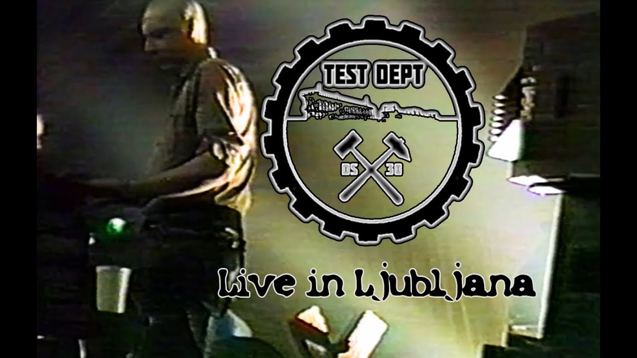 Test Dept Live in Ljubljana, 1985 | Rare Industrial Performance