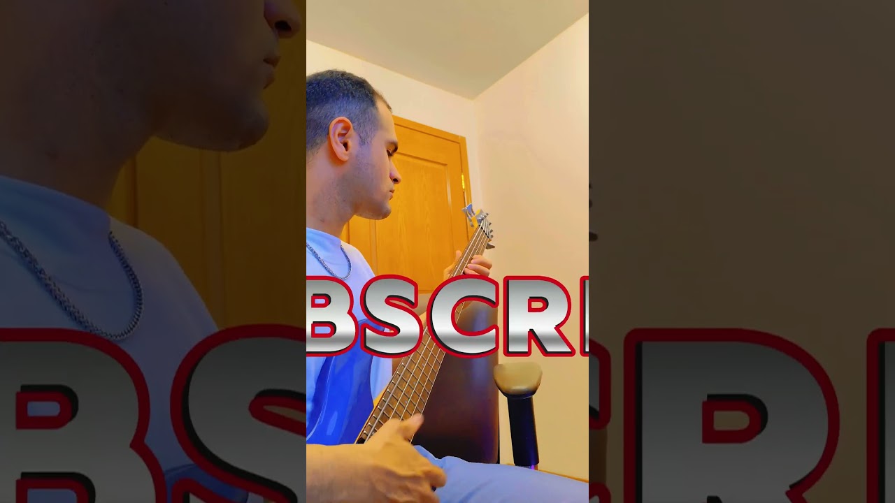 🔥Slap Bass in 6/8 ! Funky Groove with Chorus & Distortion🎸🎶 