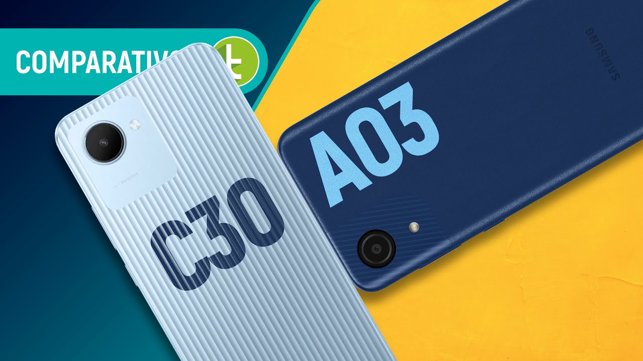 GALAXY A03 vs REALME C30: é MELHOR um BÁSICO com BOM DESEMPENHO ou MAIOR AUTONOMIA? | Comparativo