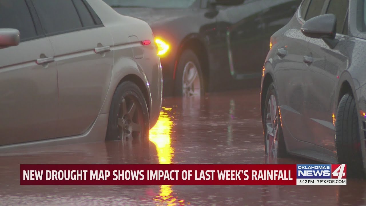 New drought map shows impact of last week's rainfall