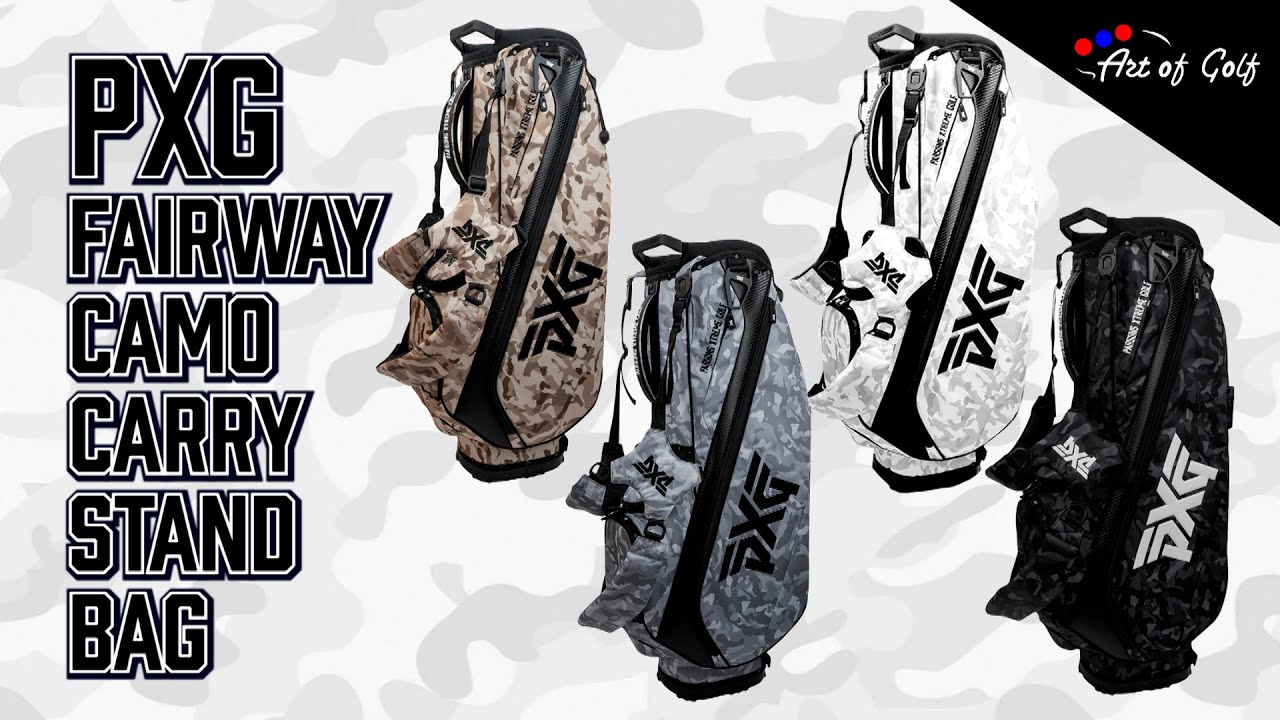 PXG Fairway Camo Carry Stand Bag by Artofgolf
