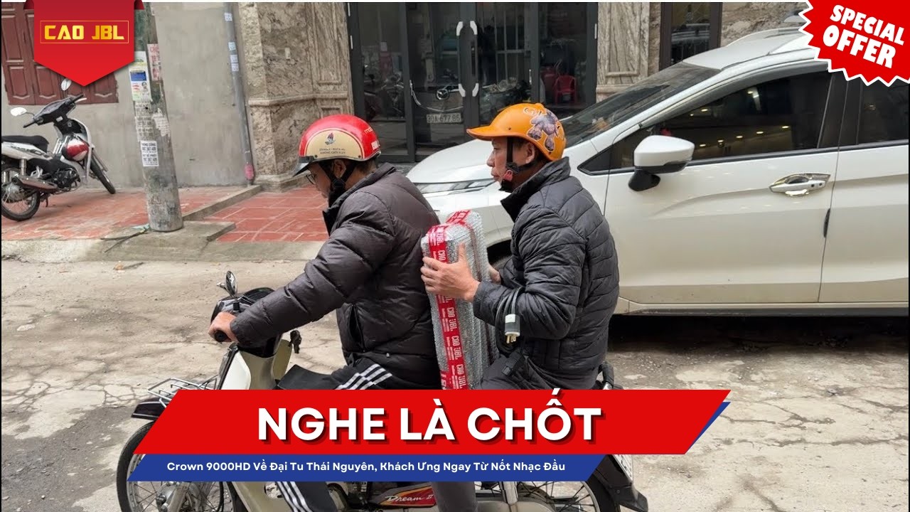 Không Cần Nói Nhiều: Crown 9000HD Về Đại Tu Thái Nguyên, Khách Ưng Ngay Từ Nốt Nhạc Đầu ll CAO JBL