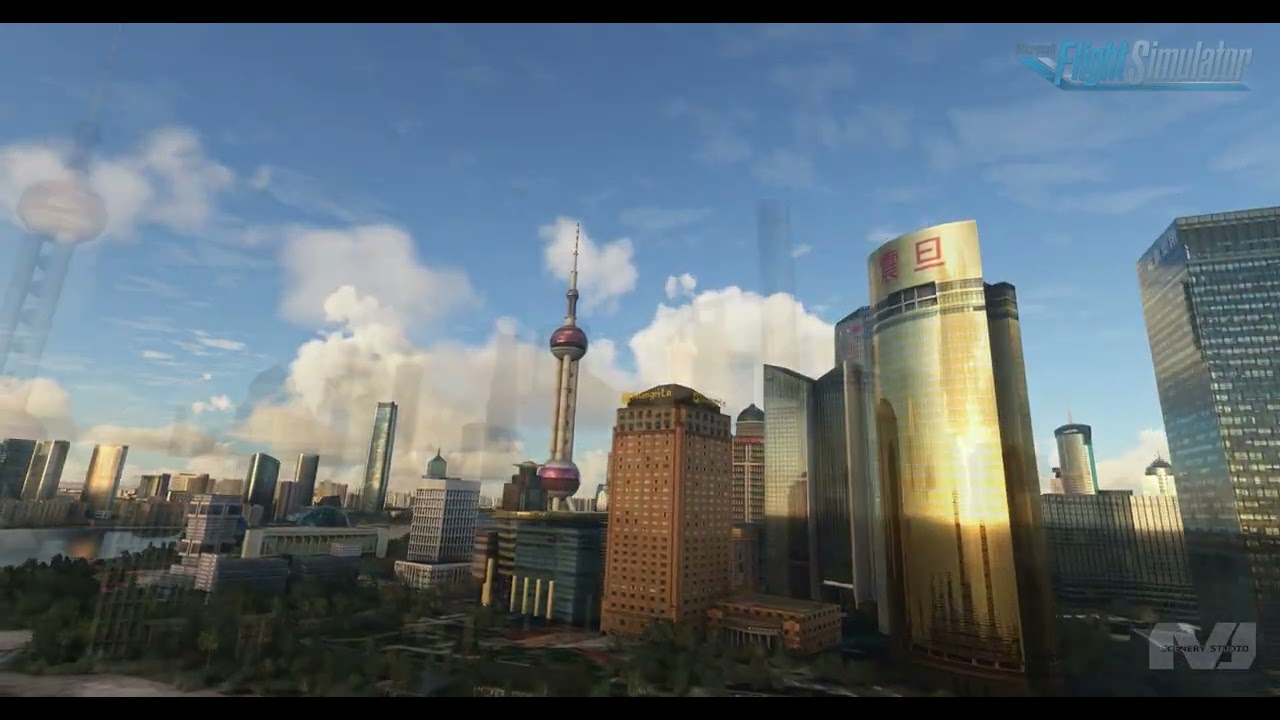 Preview of Shanghai City Addon from AMJ Studio for MSFS2020