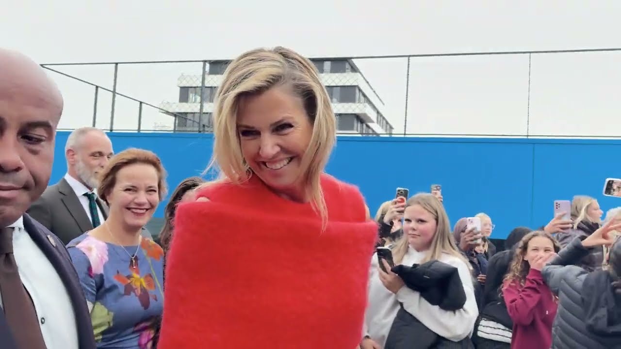 Máxima leert op Haarlem College over dankbaarheid