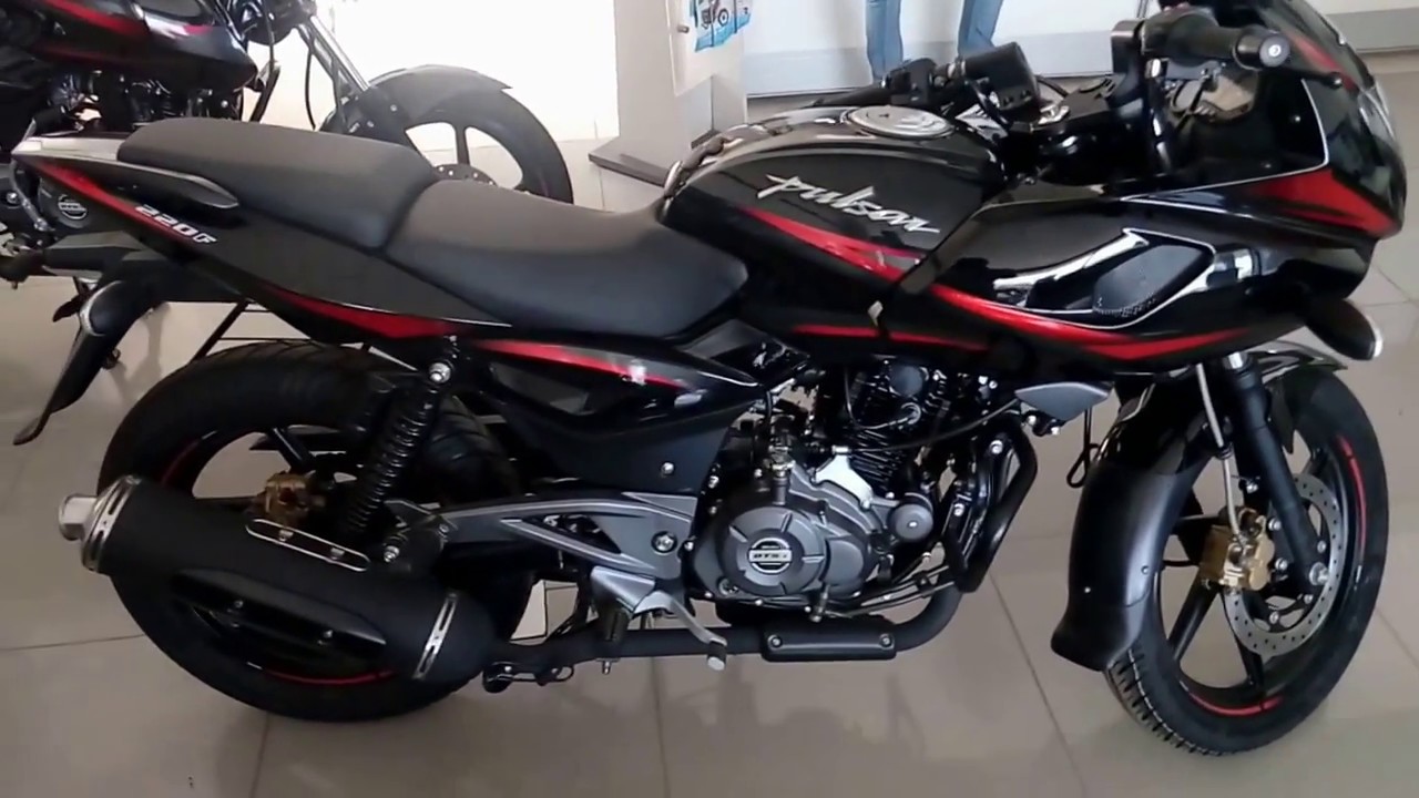 !! NEW Bajaj Pulsar 220F BS4 engine !! Walkaround !! motorbikes for sale