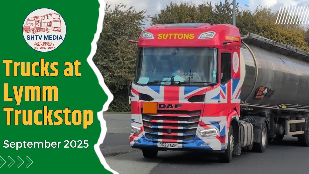 🚛 Non-Stop Truck Action at Lymm Truckstop | Lunchtime Madness 12 September 2025